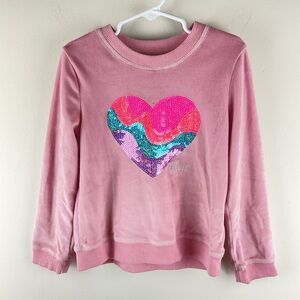 Betsey Johnson Pink Sweater with Colorful Heart